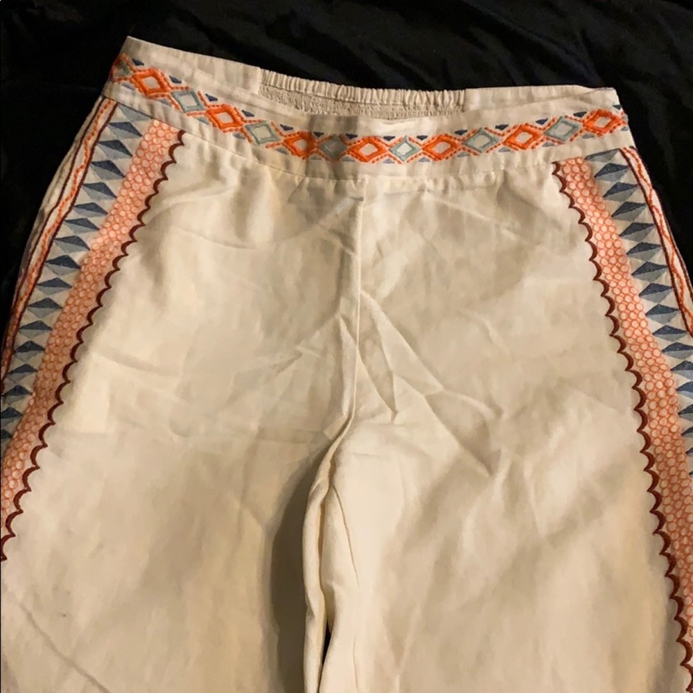 Amazingly patterned wide leg pant!
